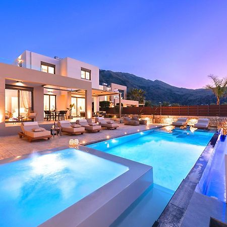 Minoas Villas Heated Pool Kournás Eksteriør billede