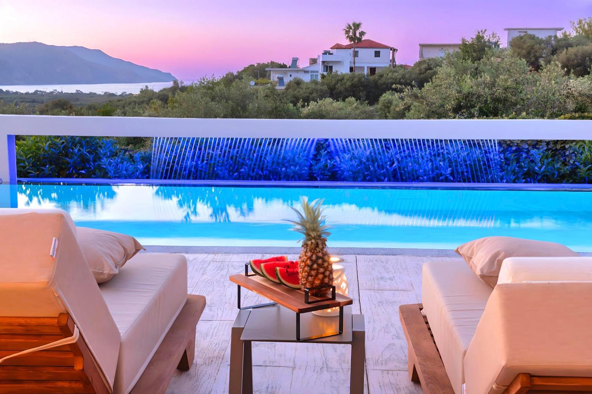 Minoas Villas Heated Pool Kournás Eksteriør billede