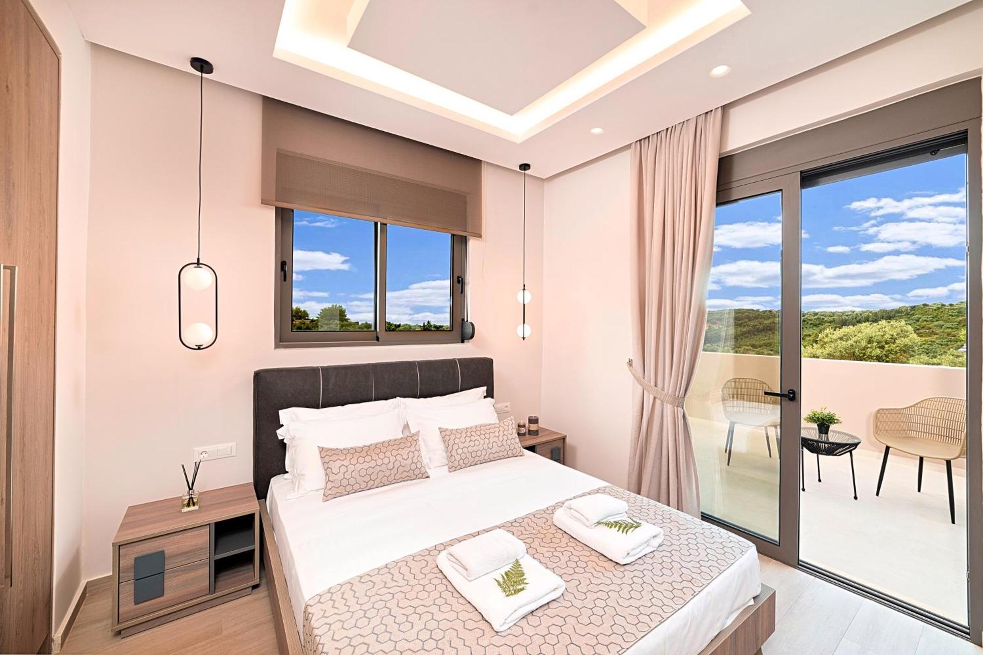 Minoas Villas Heated Pool Kournás Eksteriør billede